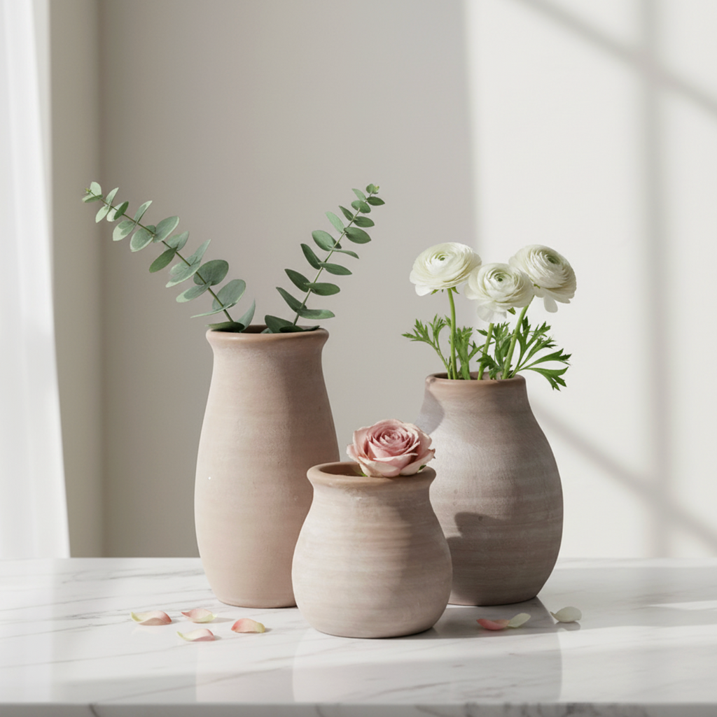 Vintage Farmhouse Porcelain Vase