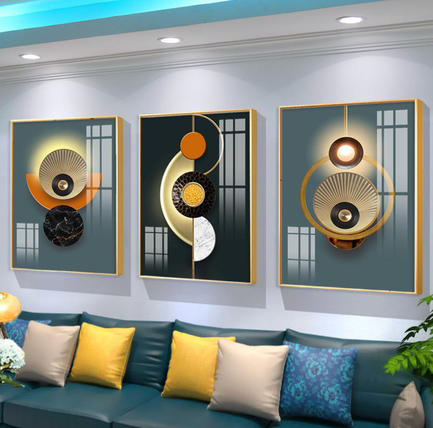 Luxury Abstract Canvas Wall Art