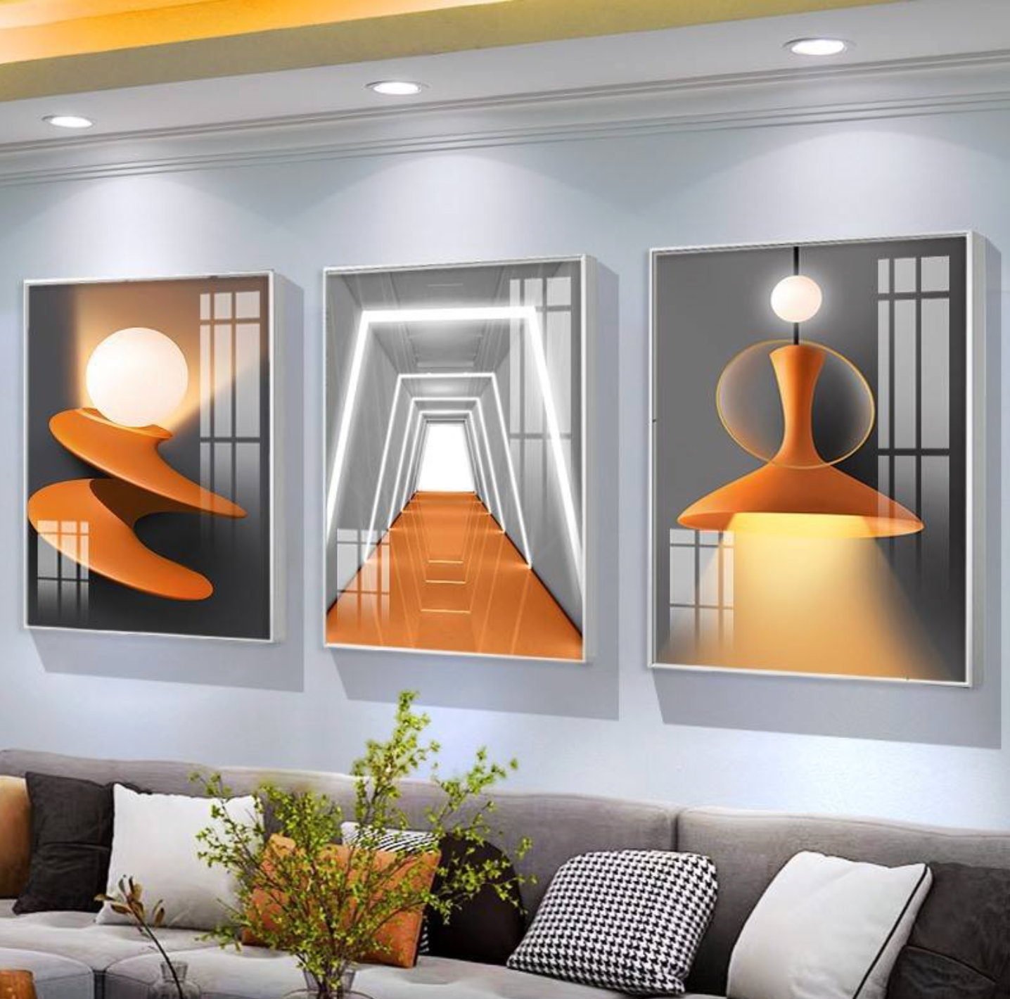 Luxury Abstract Canvas Wall Art
