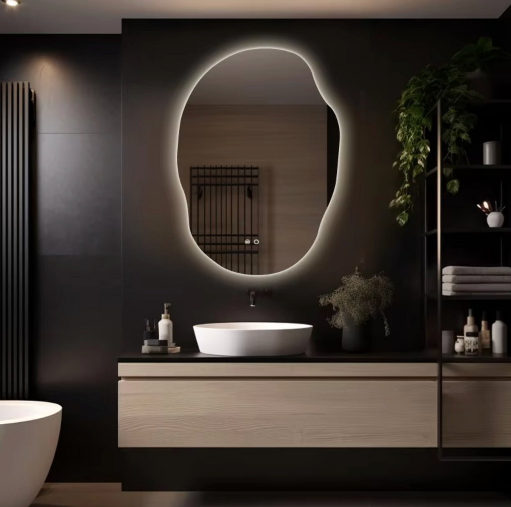 Modern Frameless Wave Wall Art